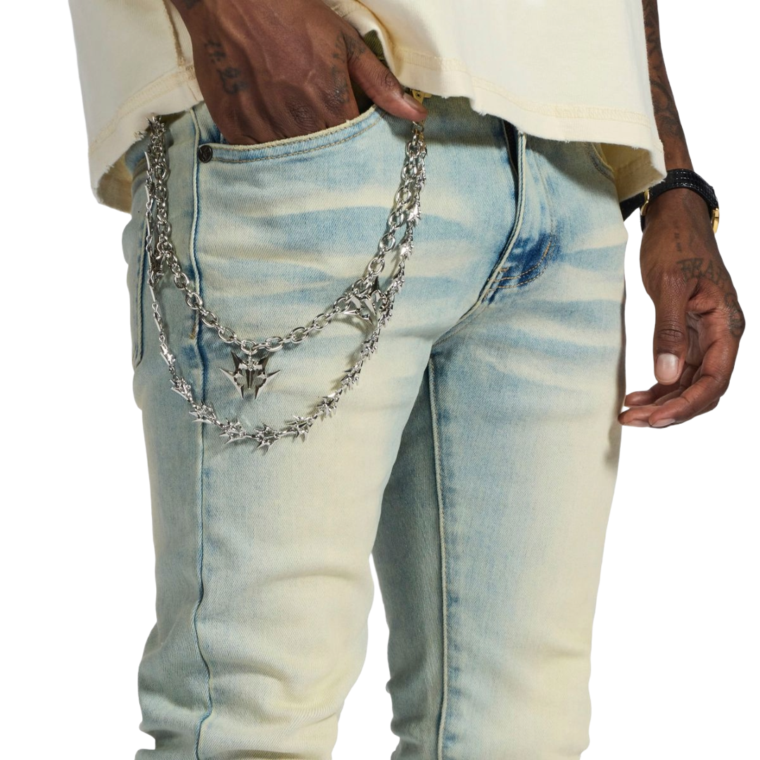MELEE "MILKY WAY" JEANS (CREAM CLOUD)