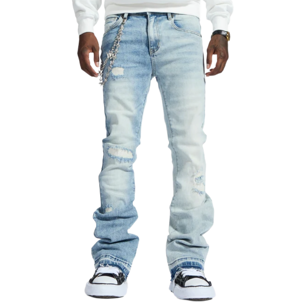 MELEE "HANNIBAL" JEANS (SPLIT BLUE WASH)