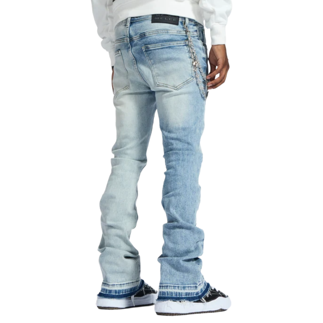 MELEE "HANNIBAL" JEANS (SPLIT BLUE WASH)