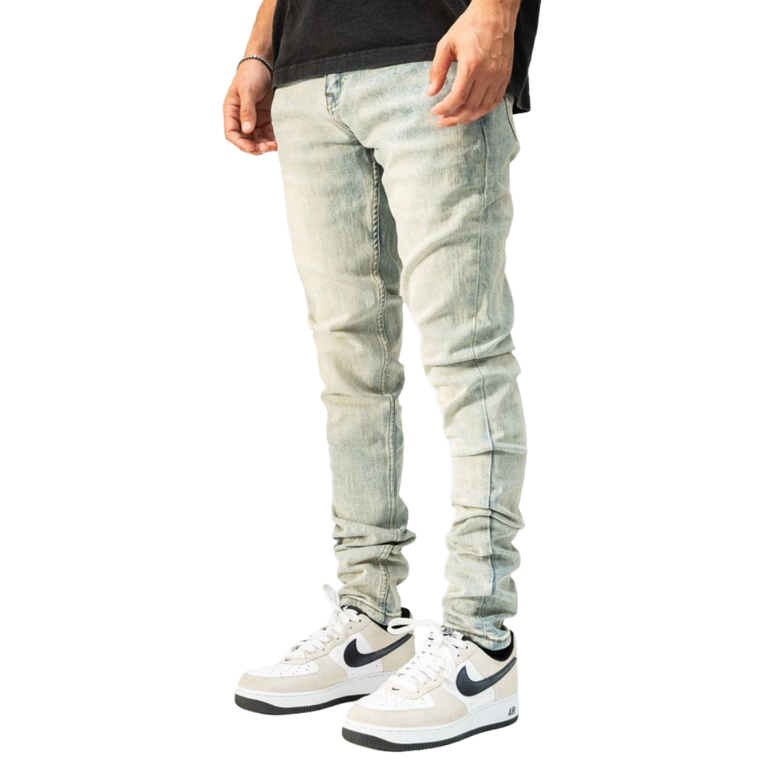 PD "SPIDER" BLUE SKINNY DENIM