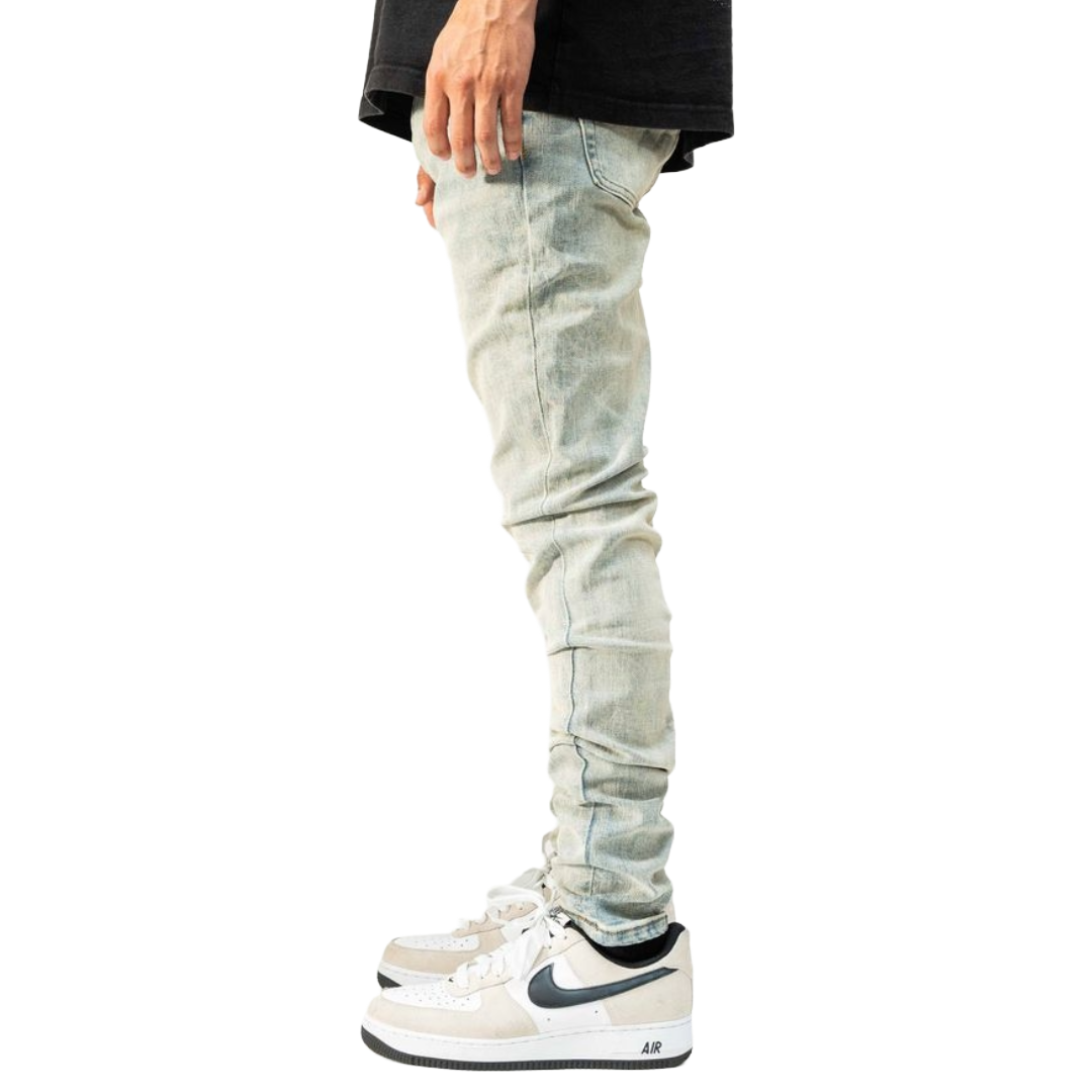 PD "SPIDER" BLUE SKINNY DENIM