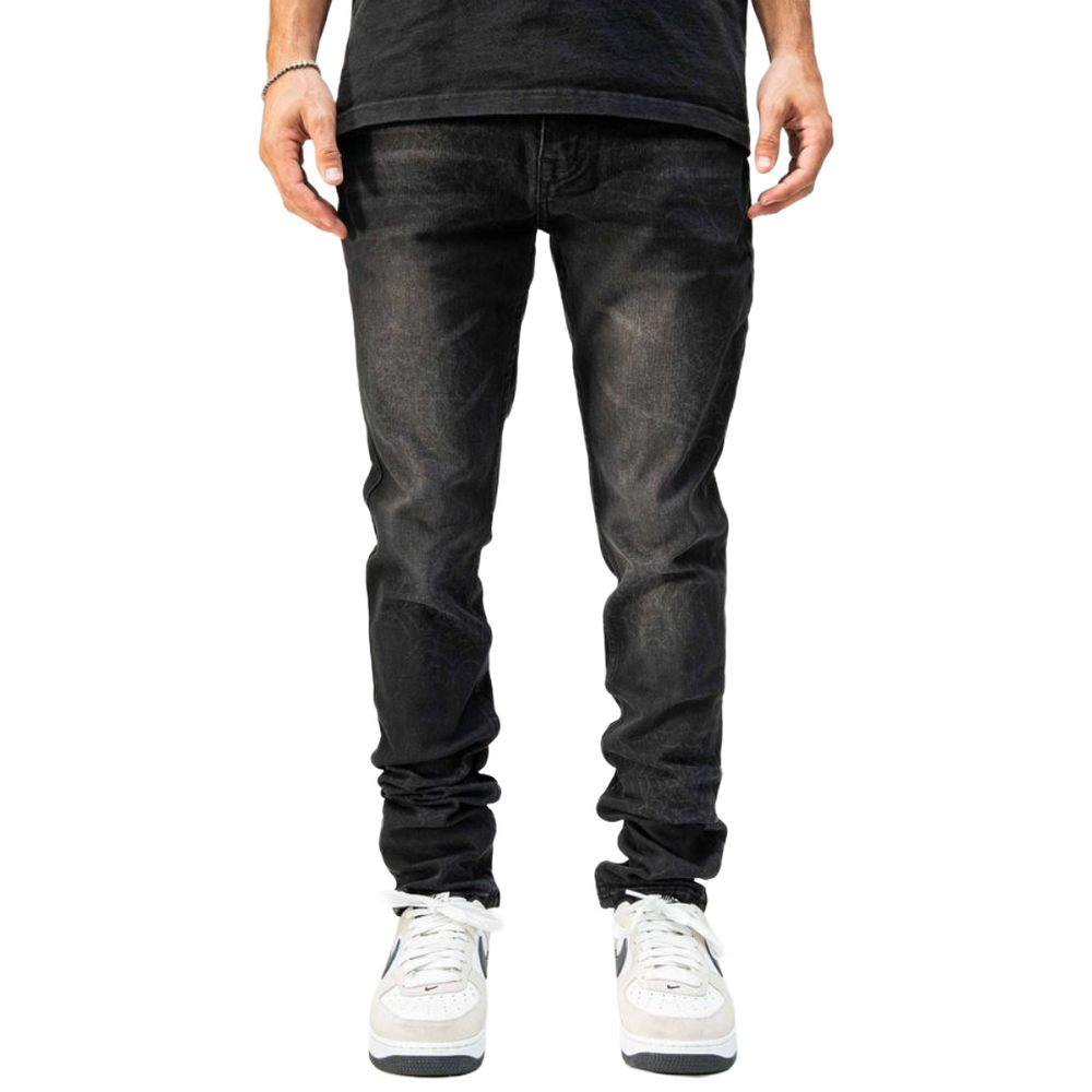 PD "SPIDER" BLACK SKINNY DENIM