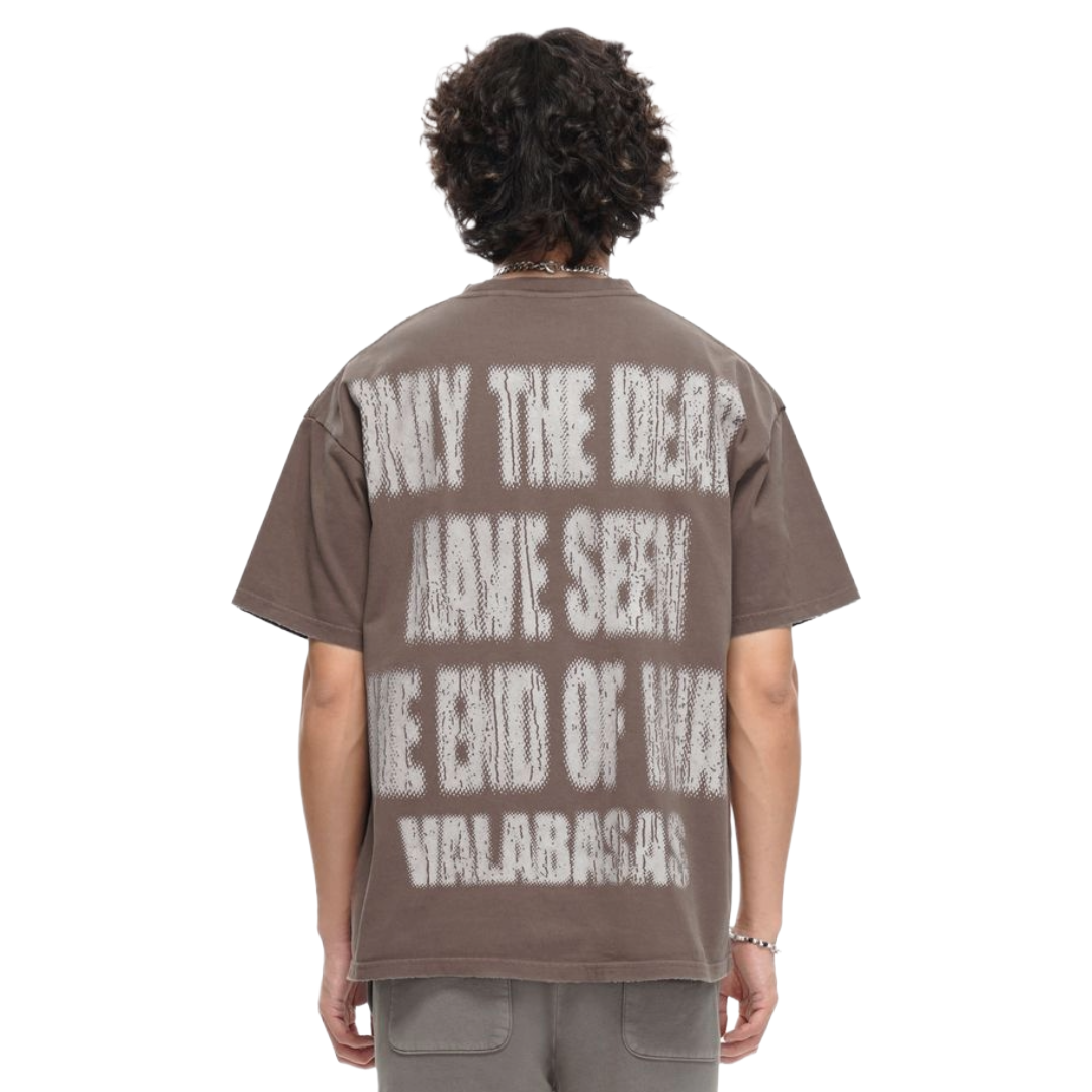 VALABASAS "RESISTANCE" BROWN TEE