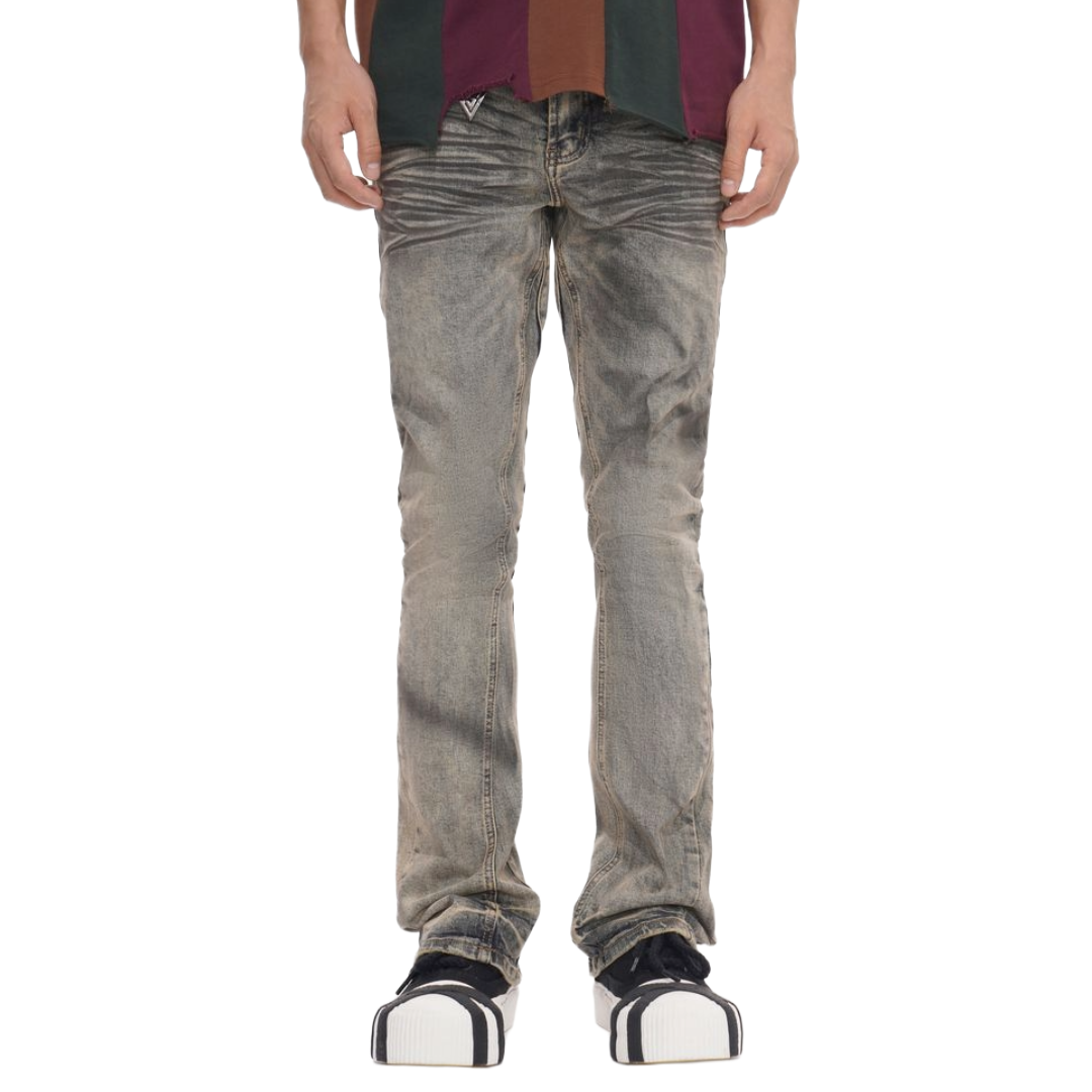 VALABASAS "FAX" VTG WASH STACKED DENIM