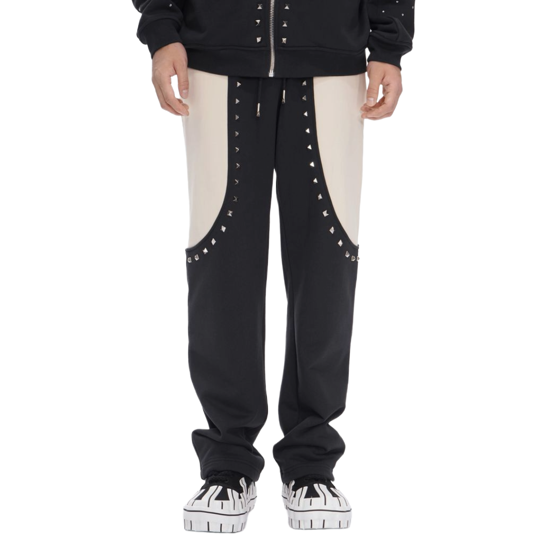 VALABASAS "CHEIF" BLACK STRAIGHT FIT PANTS