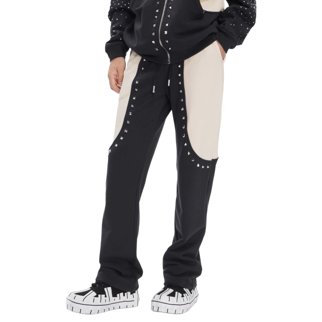 VALABASAS "CHEIF" BLACK STRAIGHT FIT PANTS