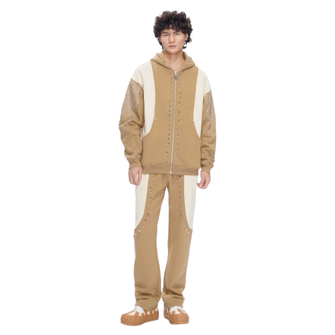 VALABASAS "CHEIF" KHAKI STRAIGHT FIT PANTS