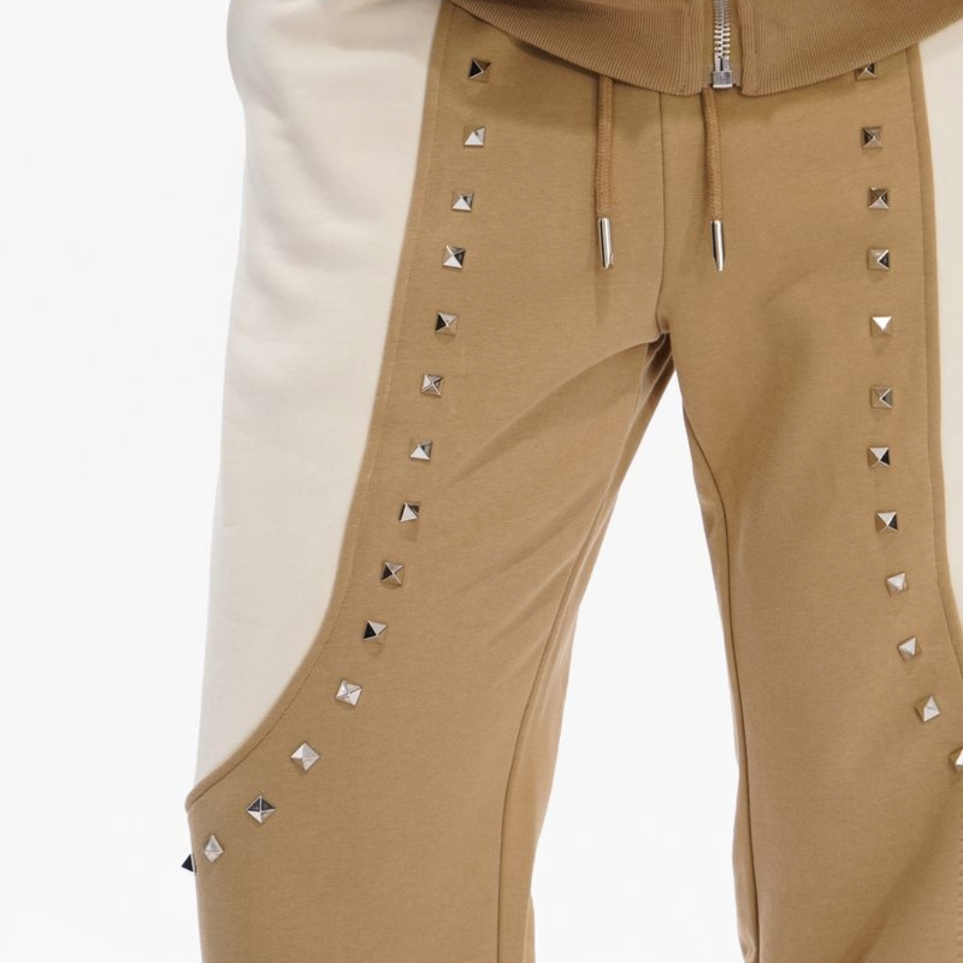 VALABASAS "CHEIF" KHAKI STRAIGHT FIT PANTS