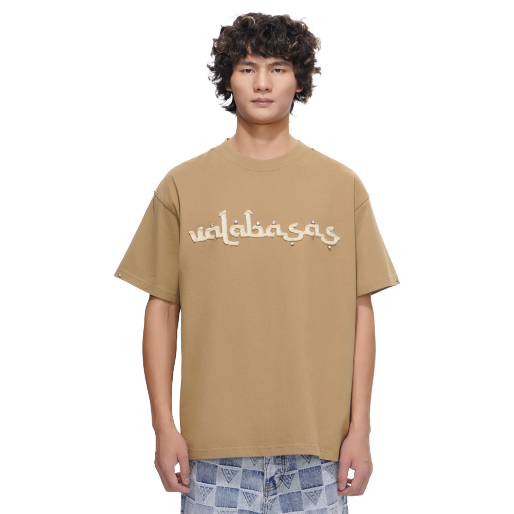VALABASAS "STANDARD" KHAKI GEMSTONE TEE