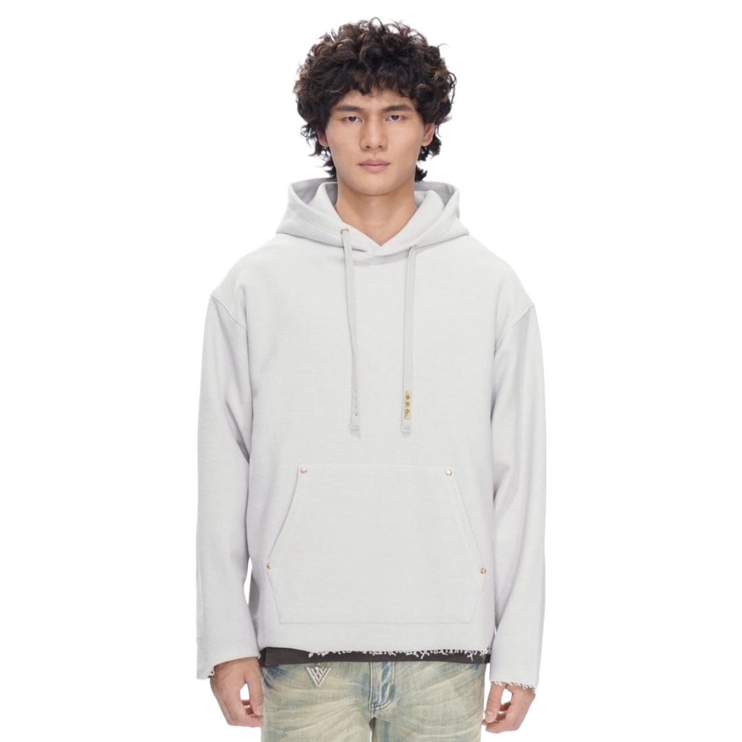 VALABASAS "HAND IT" LT GREY HOODIE