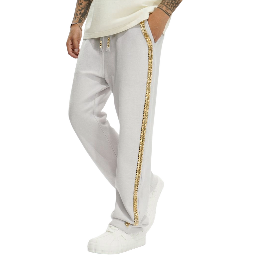 VALABASAS "SATURN" LT GREY FLEECE PANTS