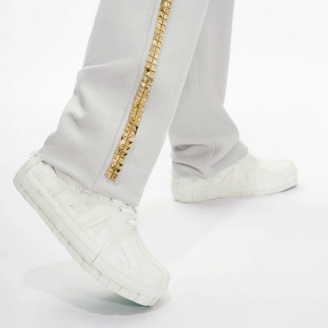 VALABASAS "SATURN" LT GREY FLEECE PANTS