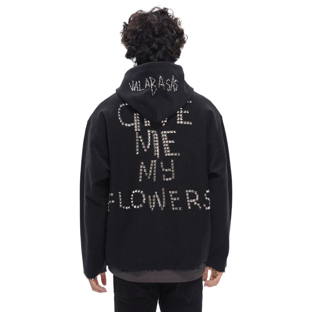 VALABASAS "HAND IT" BLACK HOODIE
