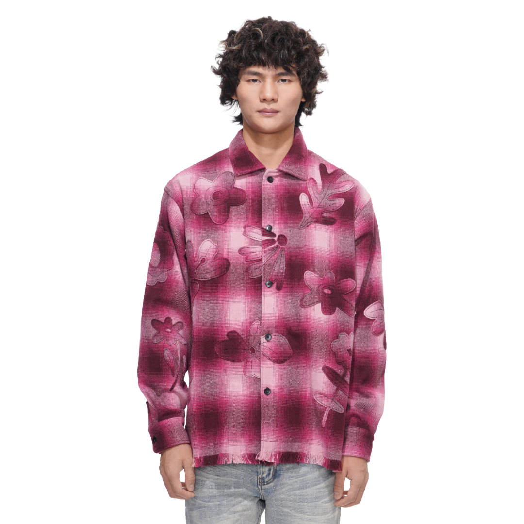 VALABASAS "HARVEST" PINK BUTTON DOWN