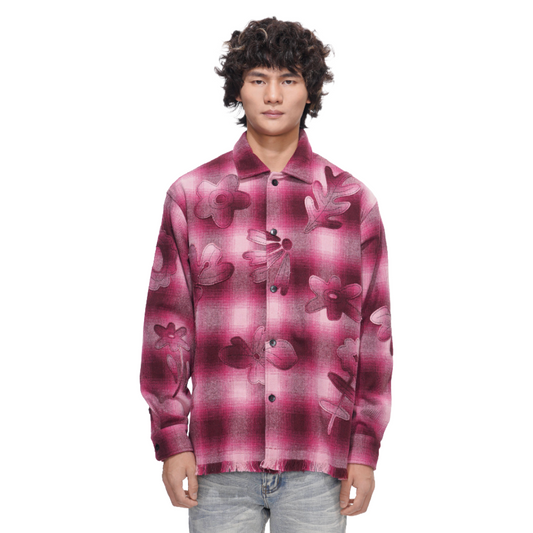 VALABASAS "HARVEST" PINK BUTTON DOWN