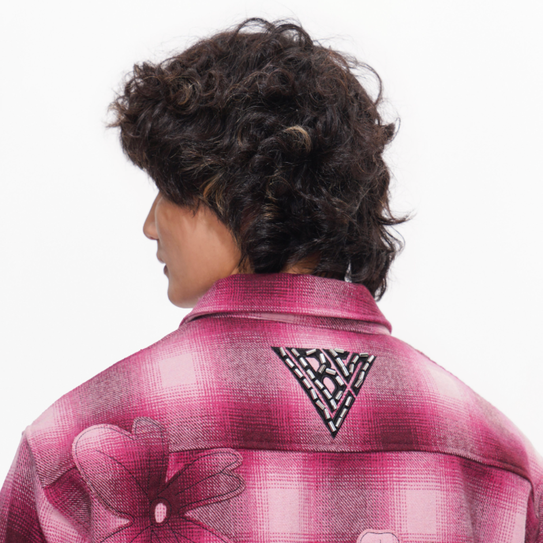 VALABASAS "HARVEST" PINK BUTTON DOWN