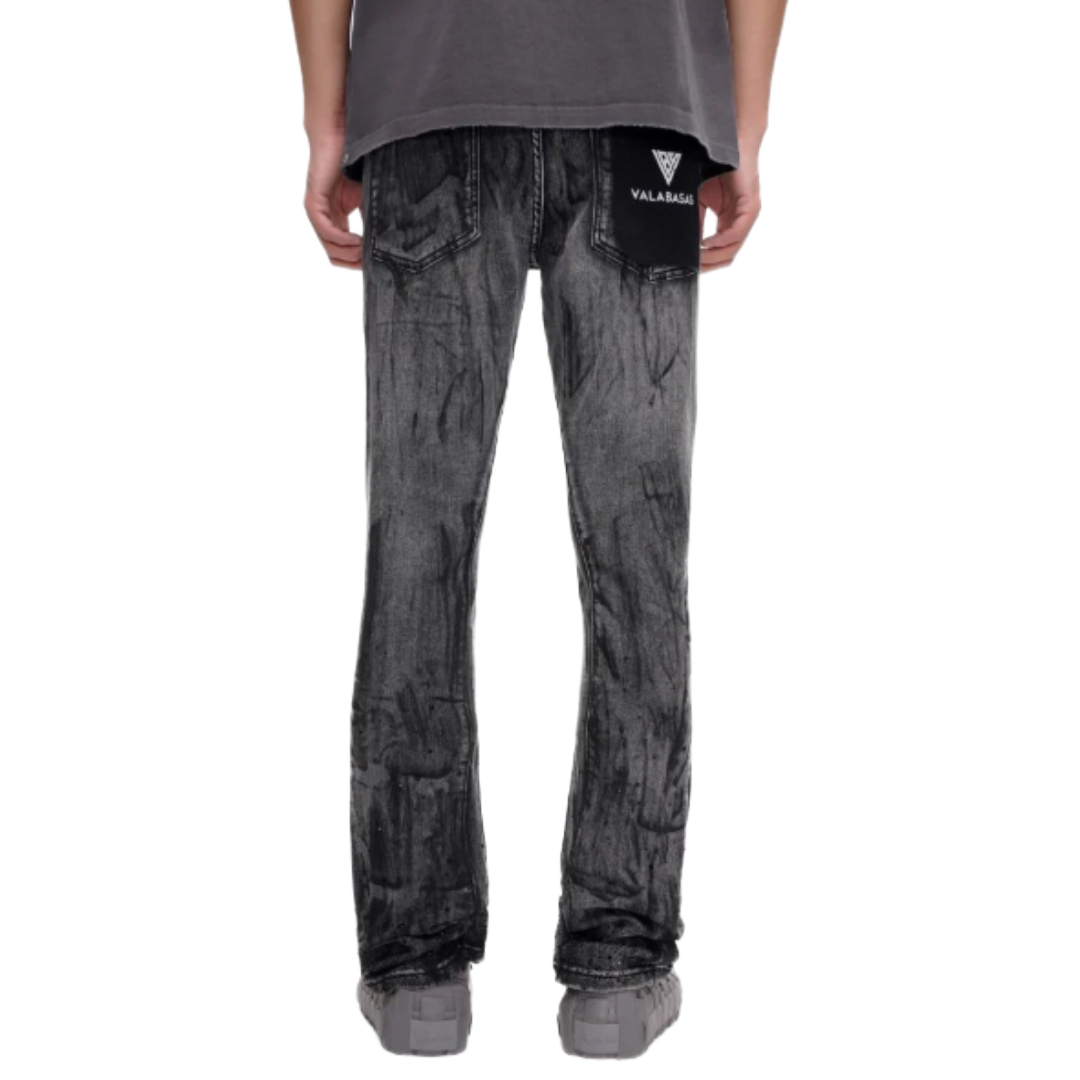 VALABASAS "ASTONISH" STACKED FLARE JEAN