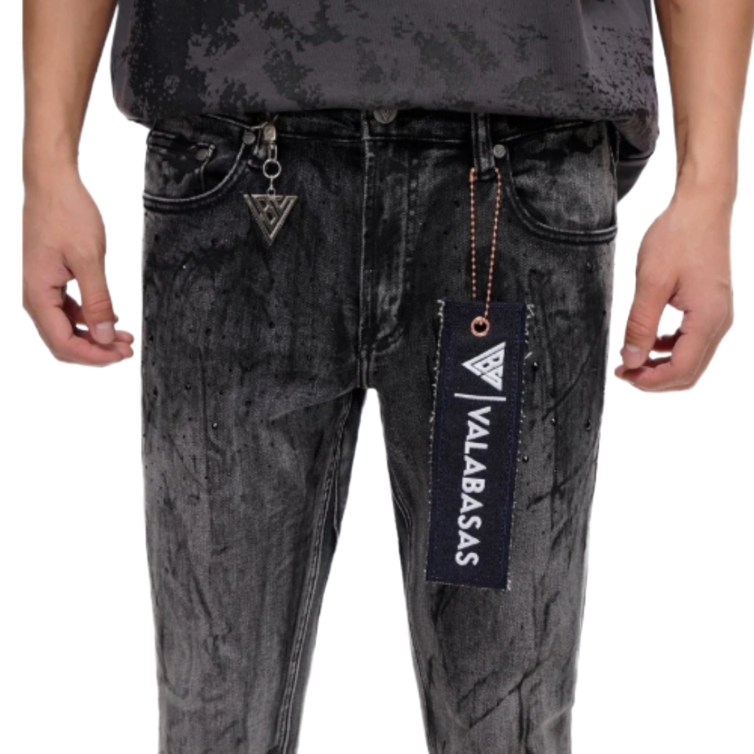 VALABASAS "ASTONISH" STACKED FLARE JEAN