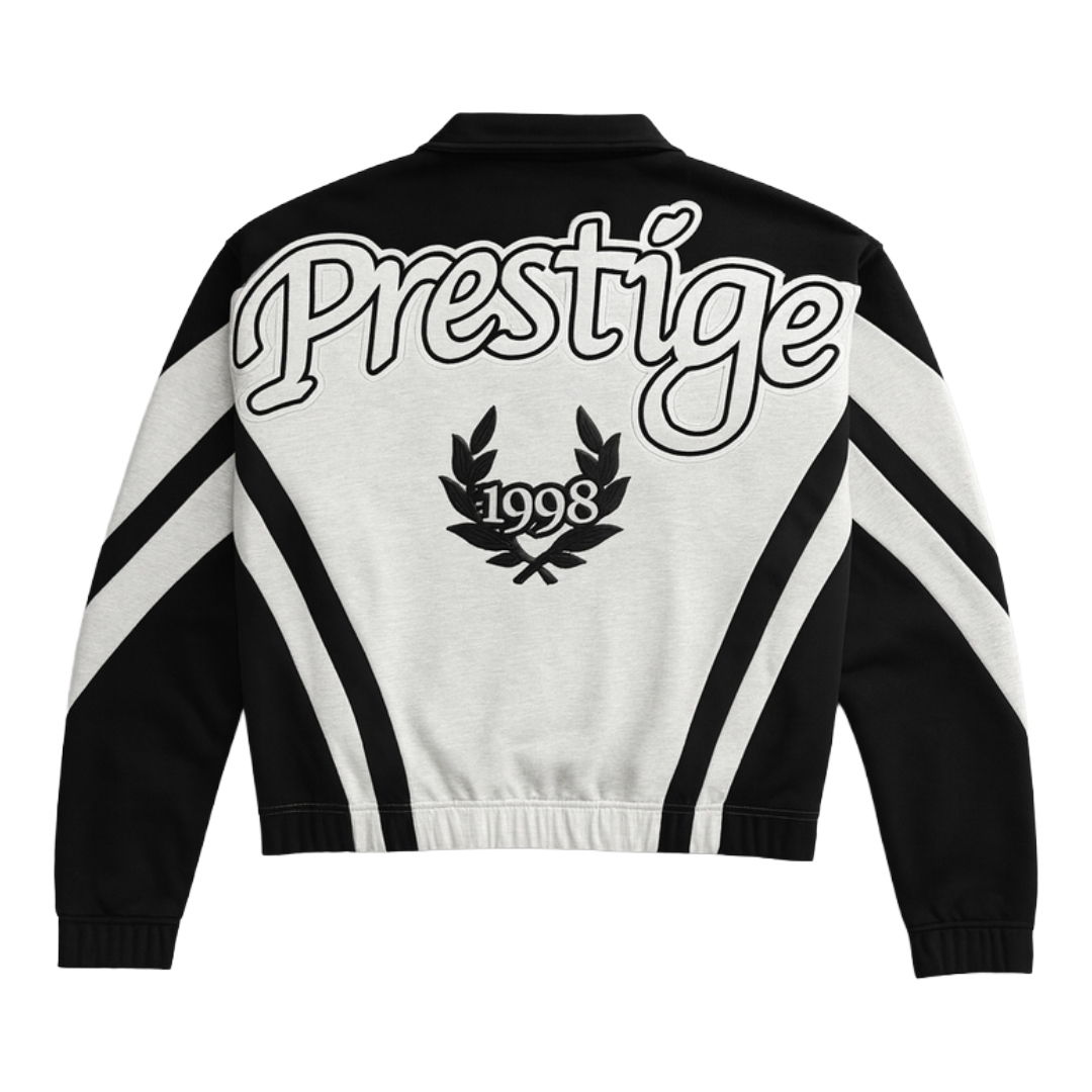 PRESTIGE OLYMPIC TRACK TOP - BLACK