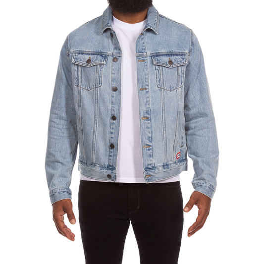 IC BLURRY JEAN JACKET