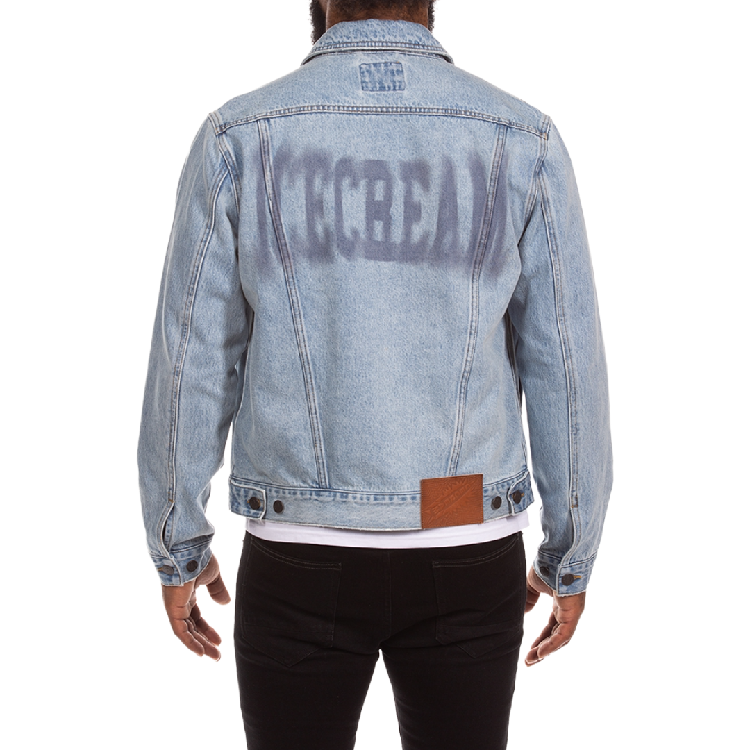 IC BLURRY JEAN JACKET