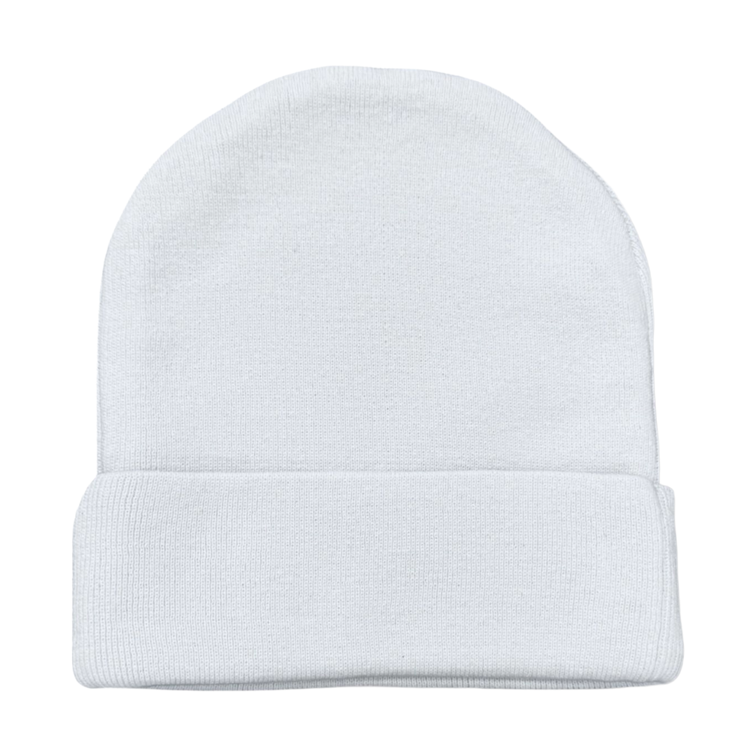 VTILTED "STARSTAIN" BEANIE (WHITE)