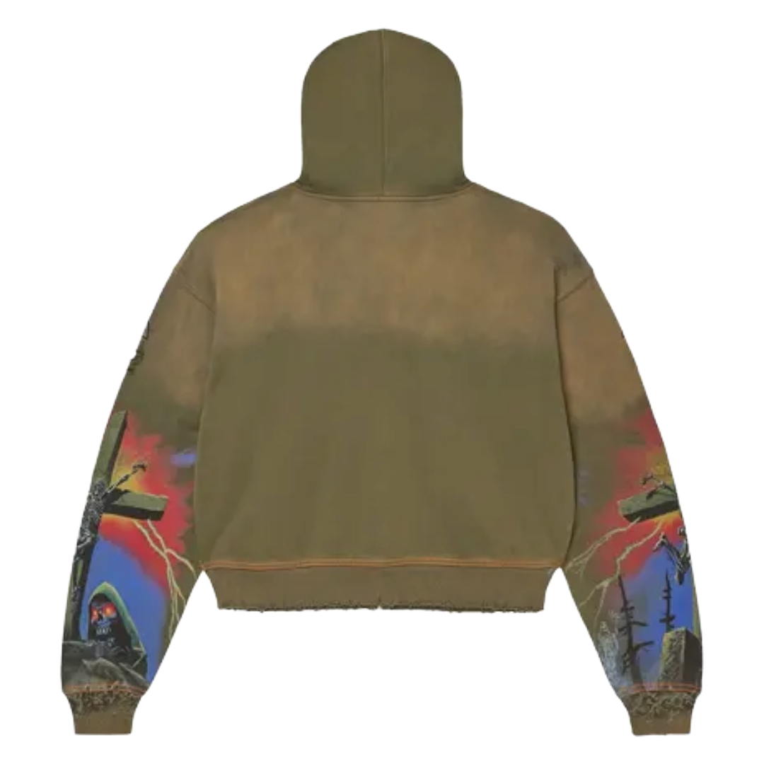 VALE DAMMED BIG GREEN ZIP UP