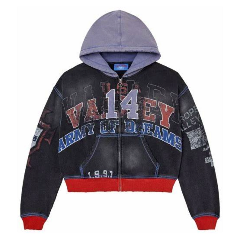 VALE BIG 14 ZIP-UP HOODIE