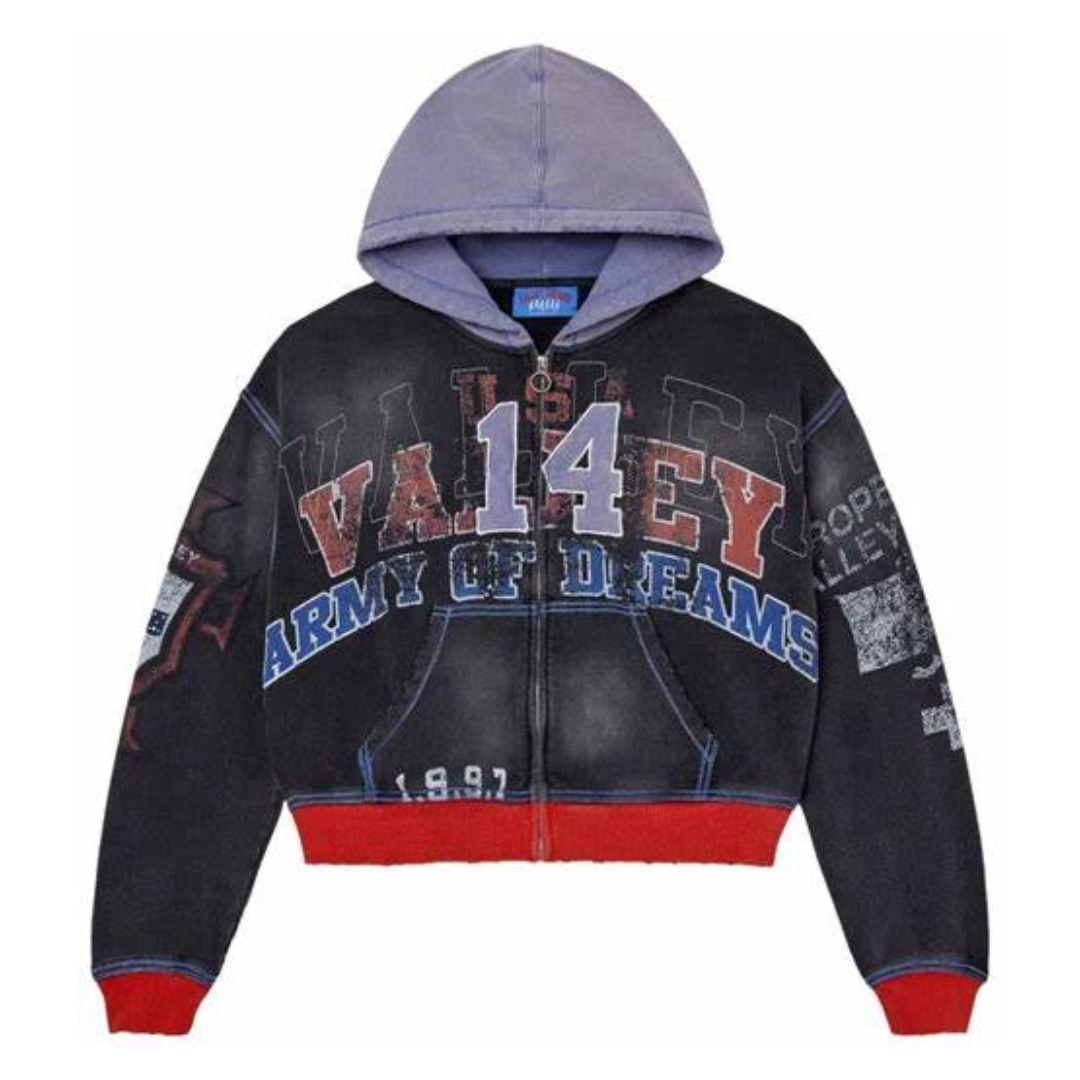 VALE BIG 14 ZIP-UP HOODIE