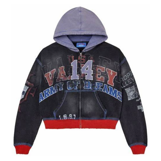 VALE BIG 14 ZIP-UP HOODIE