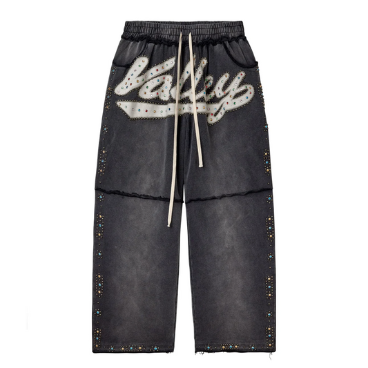 VALE SKITTLES SWEATS - BLACK