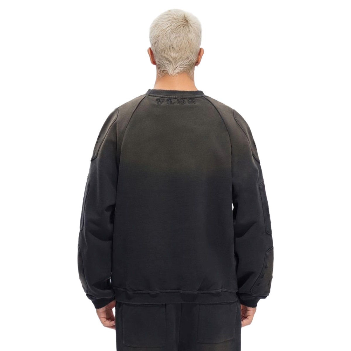 VALABASAS BLACK SHIELD SWEATER