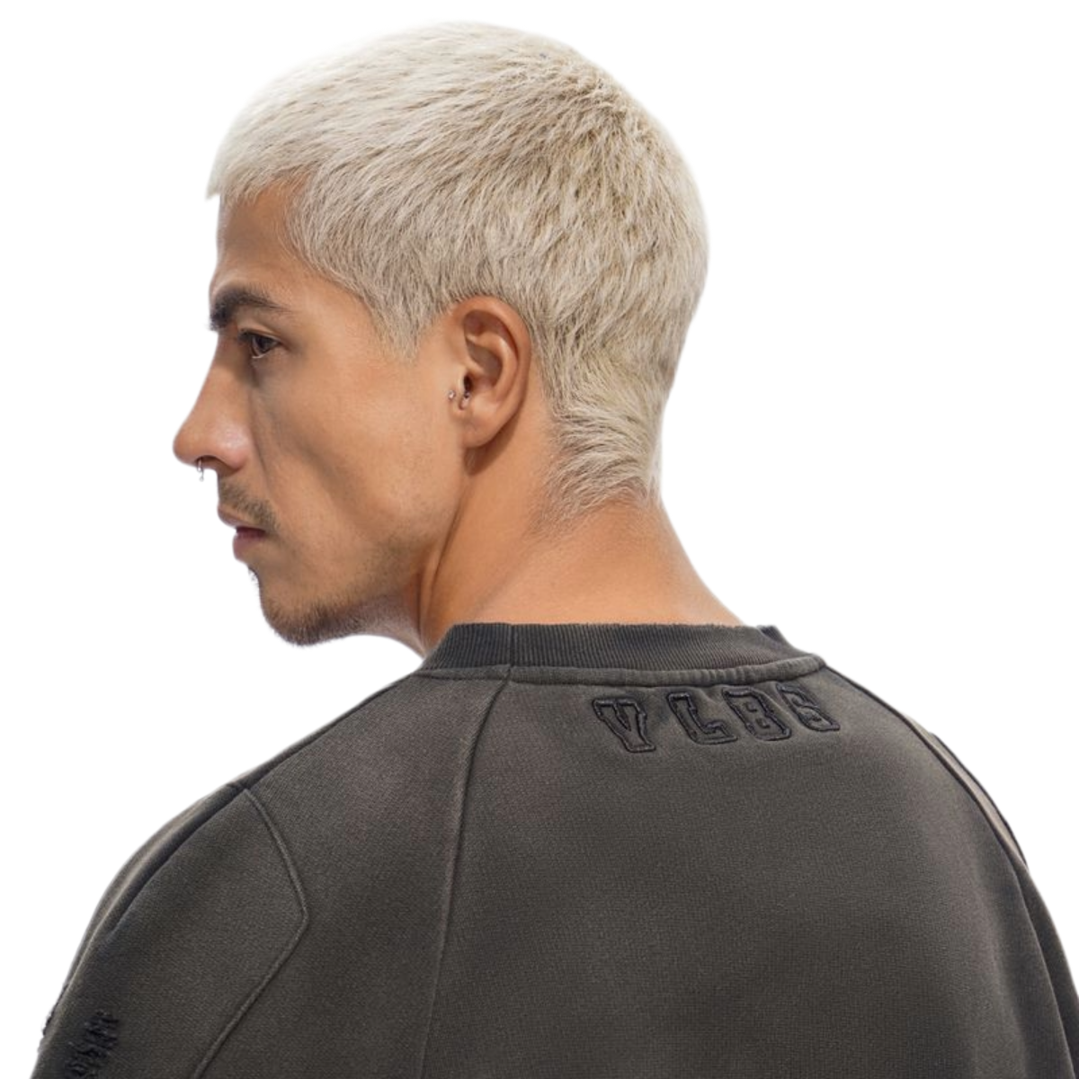 VALABASAS BLACK SHIELD SWEATER