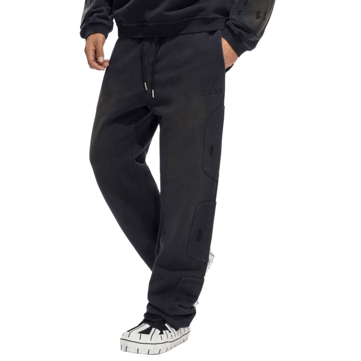VALABASAS BLACK PIVOT SWEATPANTS