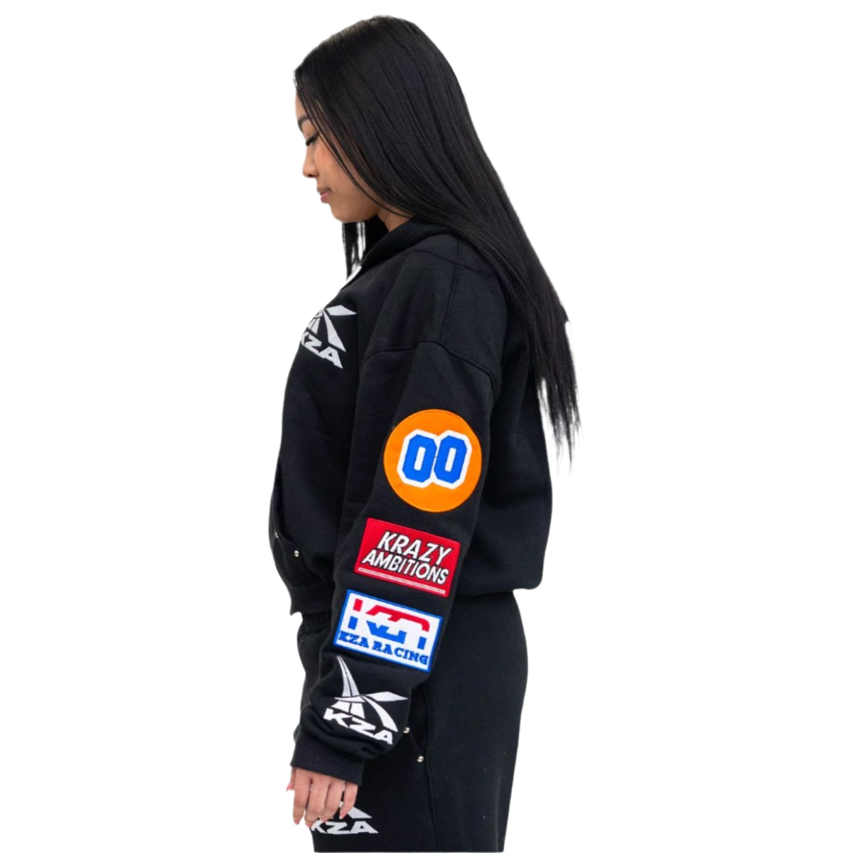 KRAZY AMBITIONS SPEED ZONE BLACK JACKET