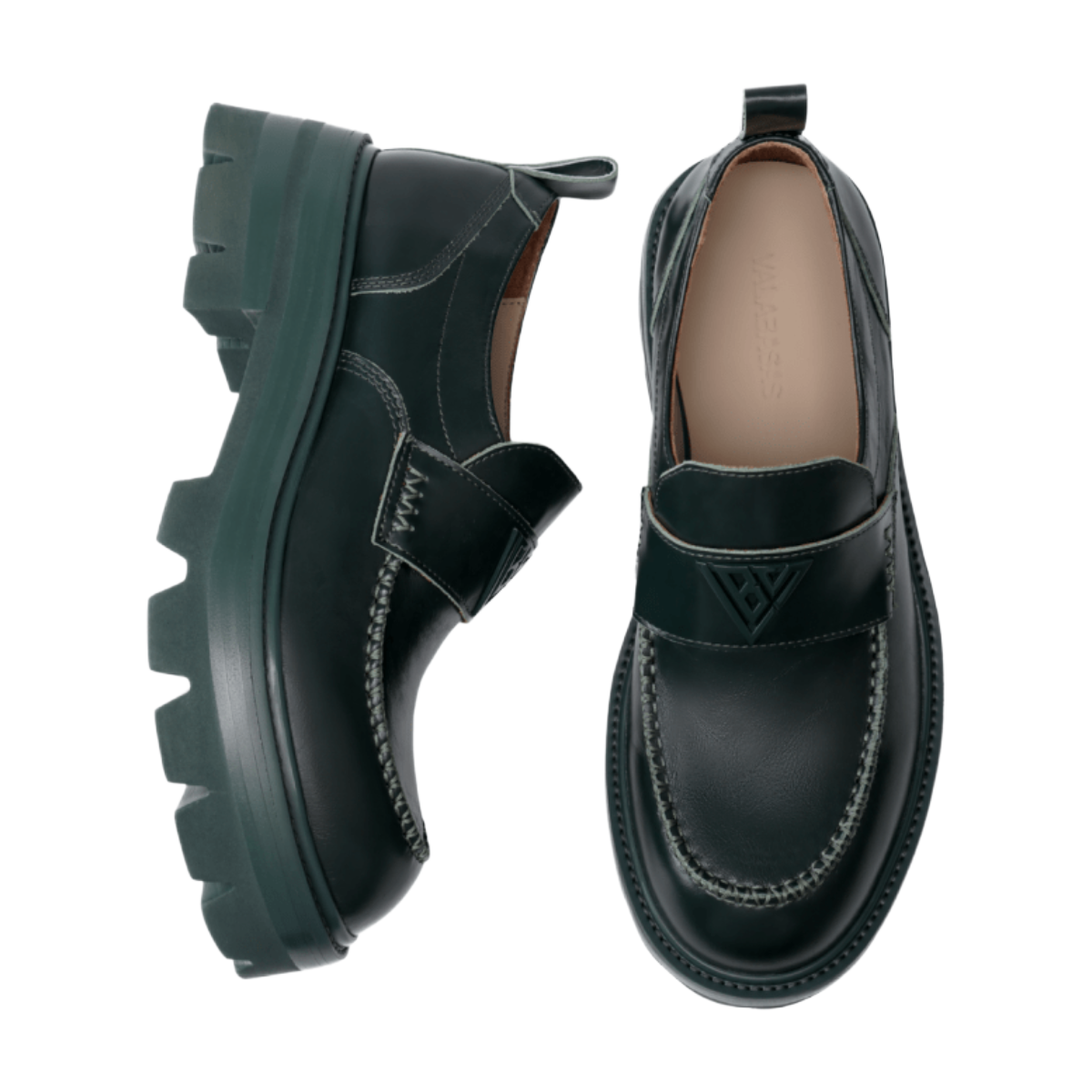 VALABASAS REIGI LOAFER DEEP GREEN