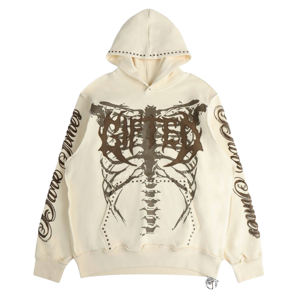 GFTD DARK TIMES BONE HOODIE