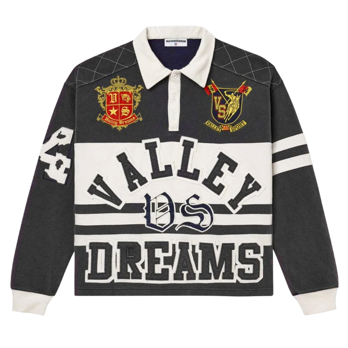 VALE FOREVER DREAMS RUGBY L/S TEE BLACK