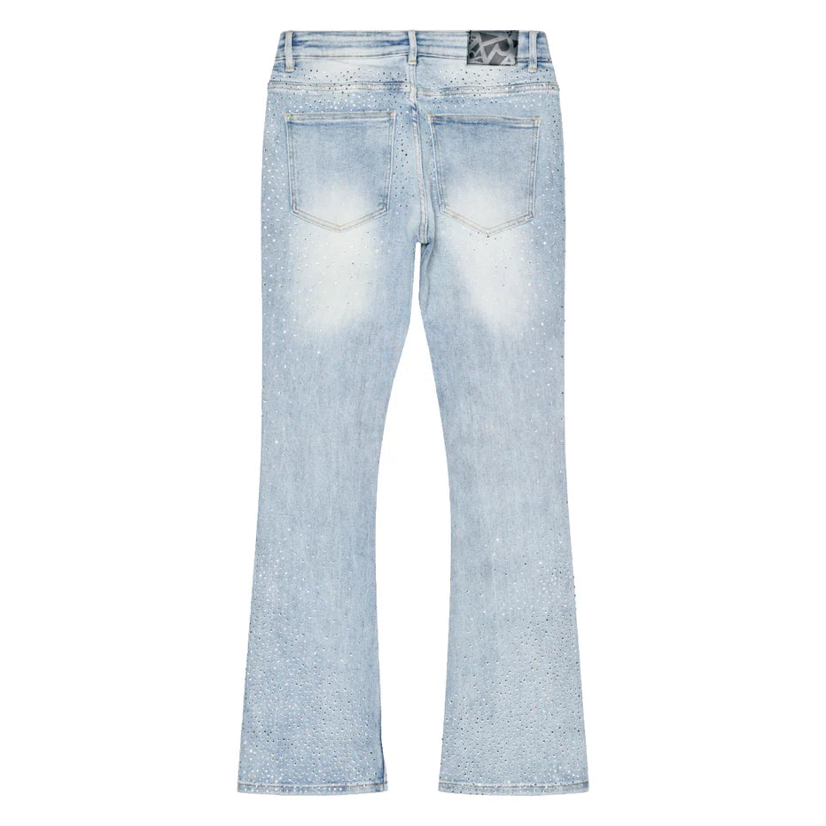 RVR "SNOWFALL" STACKED DENIM
