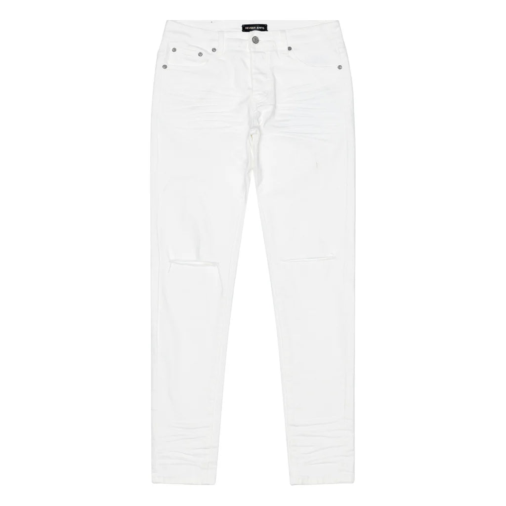 RVR "CORE" WHITE SKINNY DENIM (JC-06)