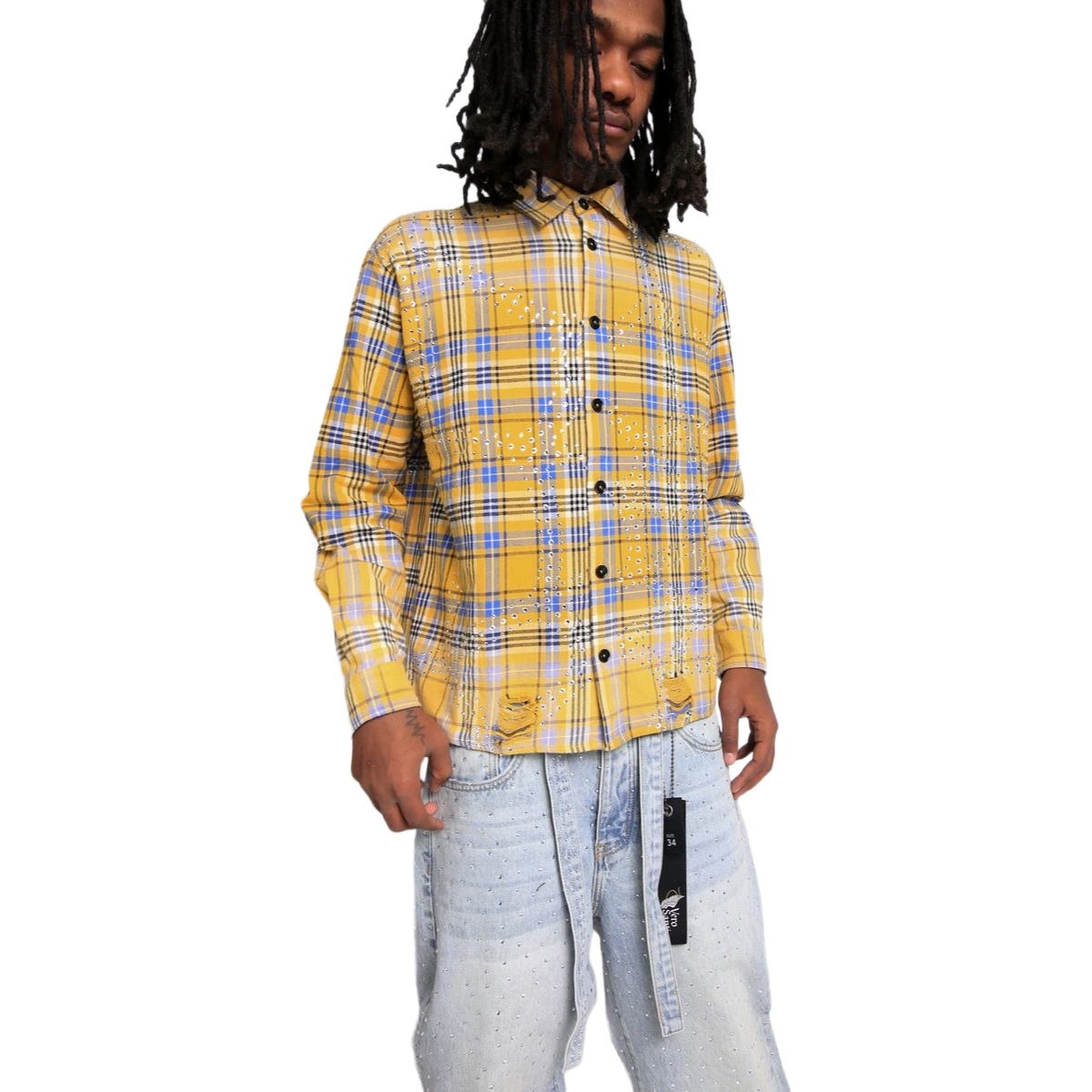 VS HALO FLANNEL BUTTON UP