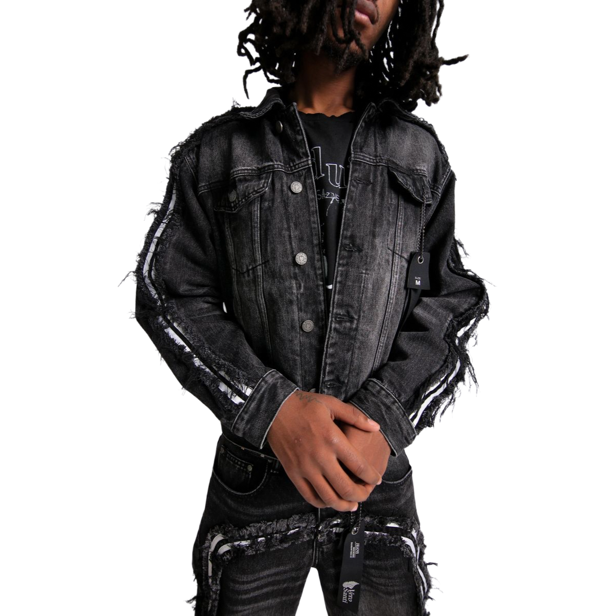 VS DISSECTION BLACK DENIM JACKET