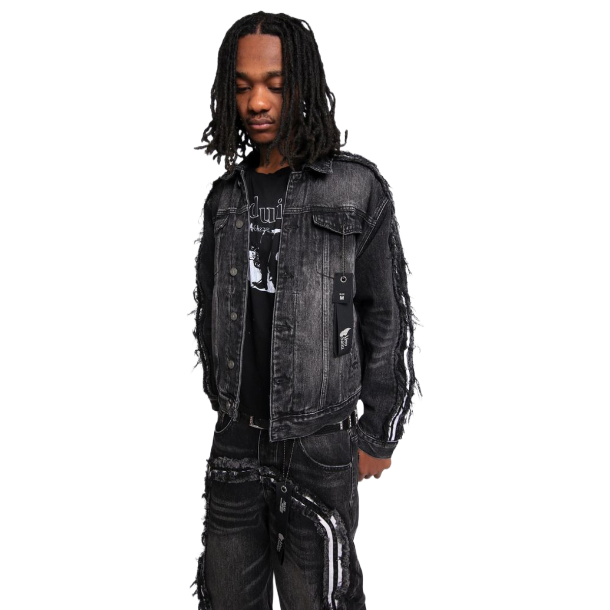 VS DISSECTION BLACK DENIM JACKET