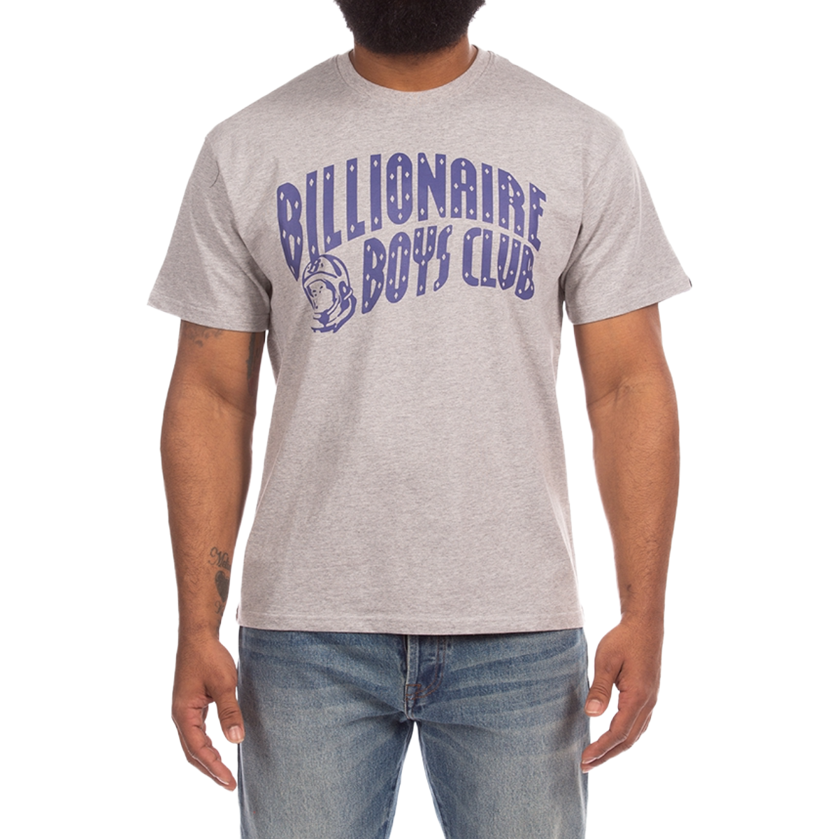 BB SS CURVE TEE (HEATHER GREY)