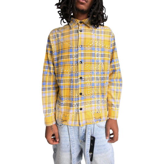 VS HALO FLANNEL BUTTON UP