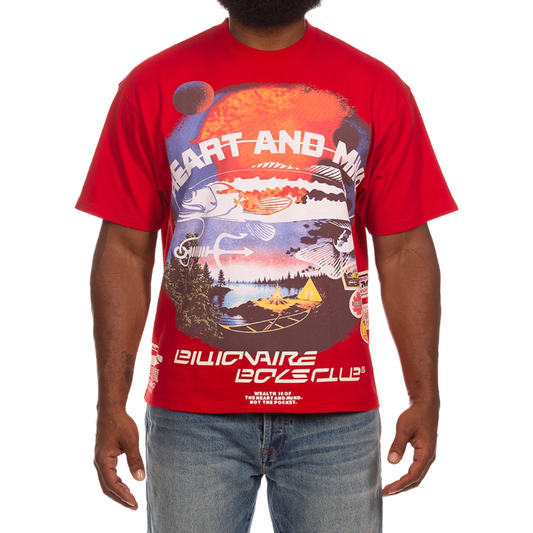 BB HOOK SS KNIT RED (BOXY FIT)