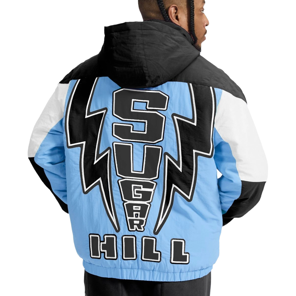 SH "STORM" STARTER JACKET (BABY BLUE / BLACK)
