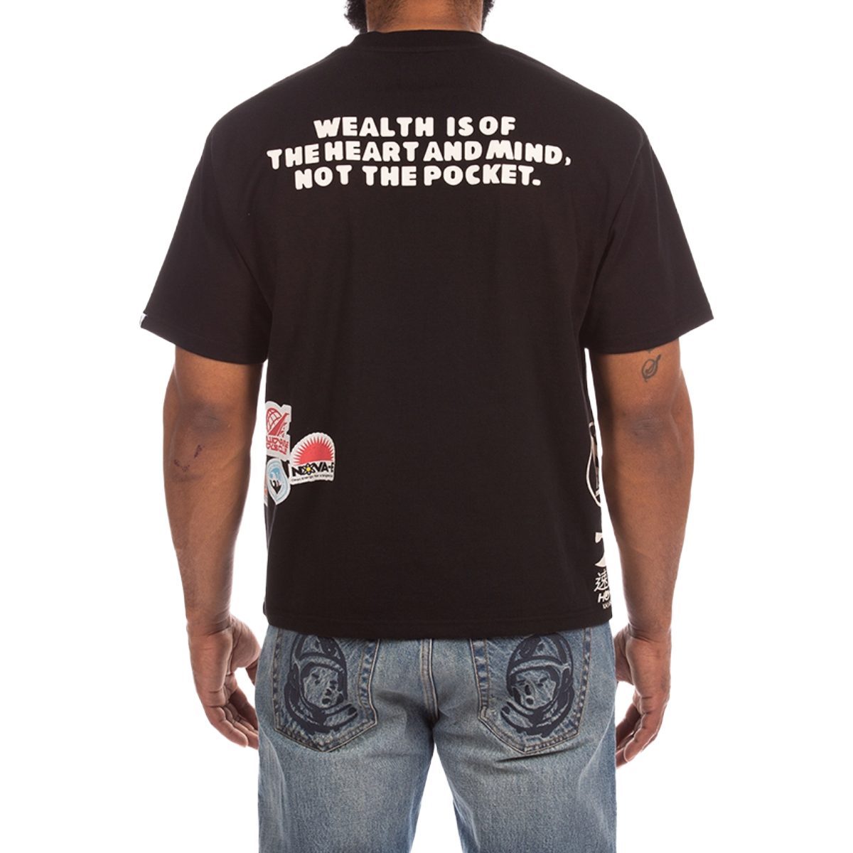 BB HOOK SS KNIT BLACK (BOXY FIT)