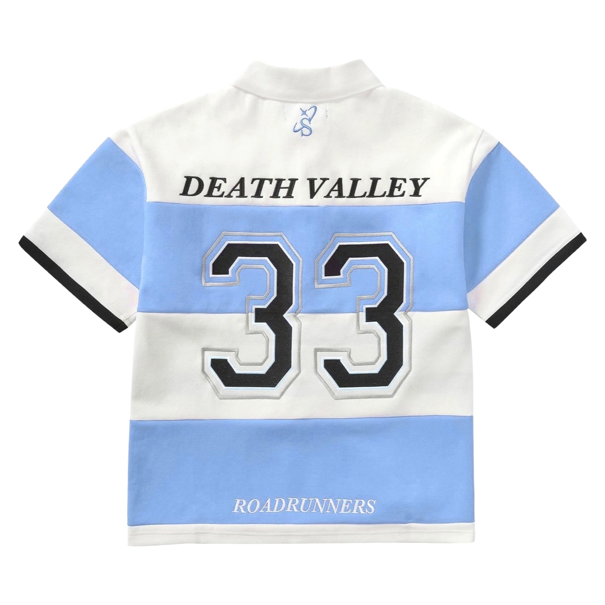 SH "ROADRUNNERS" BOX-FIT RUGBY POLO (BABY BLUE/WHITE)