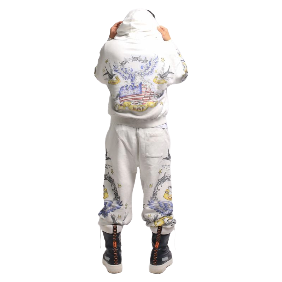 EOA AMERICANA HOODIE - WHITE